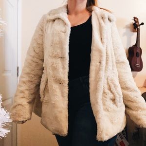 Fluffy (Faux) Fur Coat!
